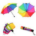 43" Rainbow Umbrella